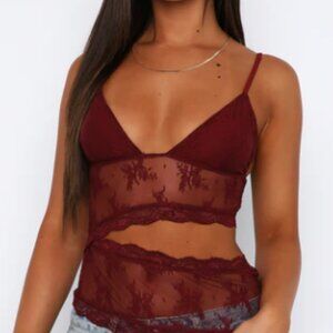 Whitefox boutique Lace top